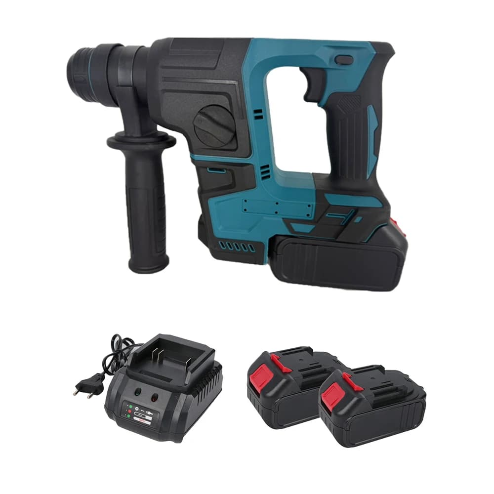 Brushless Electric Hammer Drill Rechargeable Cordless Rotary Hammer Drilling And Chiseling Tool For Cut Concrete Steel Or Wood