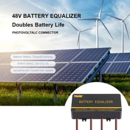 PowMr EU Battery Equalizer Voltage swing Can Equalize 24V 48V Solar Power Bank for Life Battery to extension Cycle Life