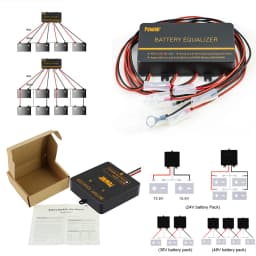 PowMr EU Battery Equalizer Voltage swing Can Equalize 24V 48V Solar Power Bank for Life Battery to extension Cycle Life