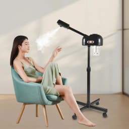 800W Facial Steamer Steam Height Adjustable Facial Sauna, SPA Facial Treatment Sprayer, Humidifier Ozone Steamer 750 ml