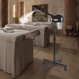 800W Facial Steamer Steam Height Adjustable Facial Sauna, SPA Facial Treatment Sprayer, Humidifier Ozone Steamer 750 ml