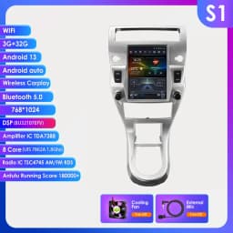 Hizpo 9.7" For Tesla Style Car Radio For for Citroen C4 C-Triomphe C- Quatre 2004 - 2012 Carplay Android Auto Electronic Devices
