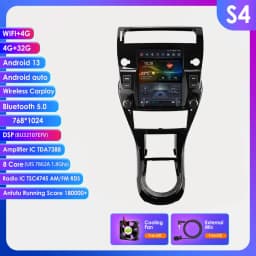 Hizpo 9.7" For Tesla Style Car Radio For for Citroen C4 C-Triomphe C- Quatre 2004 - 2012 Carplay Android Auto Electronic Devices