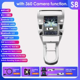 Hizpo 9.7" For Tesla Style Car Radio For for Citroen C4 C-Triomphe C- Quatre 2004 - 2012 Carplay Android Auto Electronic Devices