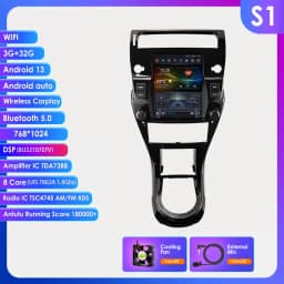 Hizpo 9.7" For Tesla Style Car Radio For for Citroen C4 C-Triomphe C- Quatre 2004 - 2012 Carplay Android Auto Electronic Devices