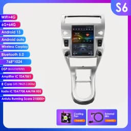 Hizpo 9.7" For Tesla Style Car Radio For for Citroen C4 C-Triomphe C- Quatre 2004 - 2012 Carplay Android Auto Electronic Devices