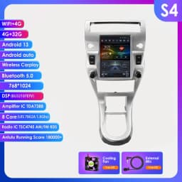 Hizpo 9.7" For Tesla Style Car Radio For for Citroen C4 C-Triomphe C- Quatre 2004 - 2012 Carplay Android Auto Electronic Devices