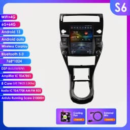 Hizpo 9.7" For Tesla Style Car Radio For for Citroen C4 C-Triomphe C- Quatre 2004 - 2012 Carplay Android Auto Electronic Devices