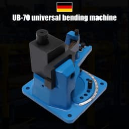 Max 15.8mm Metal Scroll Bending Machine 0-120° Universal Bender for Steel Iron Cooper Aluminum Grids, Gates, Railings - UB70