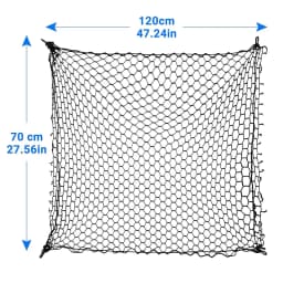 Dog Car Net Barrier Pet Car Divider Back Seat Barrier Net, Easy to Install and Remove, Car Dog Divider for SUV Trucks