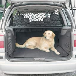 Dog Car Net Barrier Pet Car Divider Back Seat Barrier Net, Easy to Install and Remove, Car Dog Divider for SUV Trucks