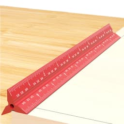 4pcs Metric V-Shaped Measuring Ruler with Storage Hook 180-330mm Protable Double-Sided Scale Woodworking Tool by ENJOYWOOD