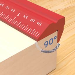 4pcs Metric V-Shaped Measuring Ruler with Storage Hook 180-330mm Protable Double-Sided Scale Woodworking Tool by ENJOYWOOD