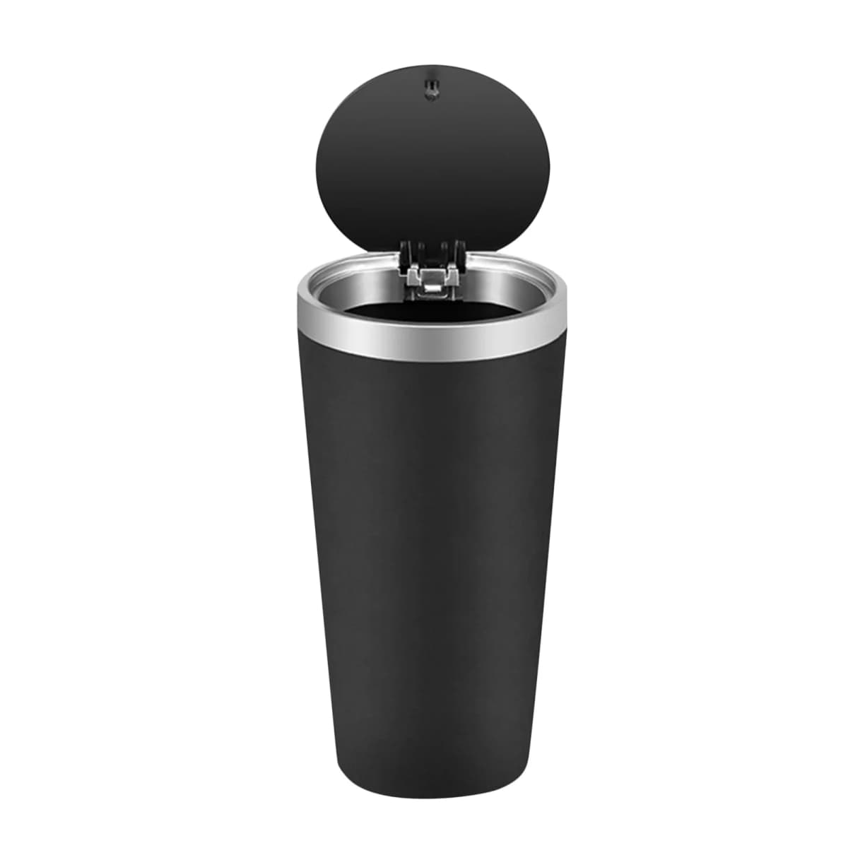 Cup Holder Garbage Can, 800ml Car Cup Trash Can, Washable Small Leakproof Lid Press To Open Trash Cup For Store Rubbish