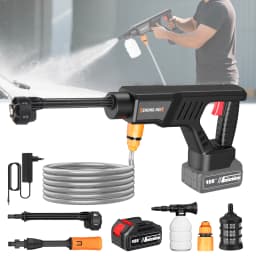 300W High-Pressure Brushed Car Wash Water Gun Automatic Cleaning Foam Dispenser with Filtration Device for Cleaning Floor Window