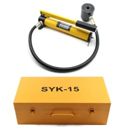 15T SYK-15 Hydraulic Sheet Metal Punch Hole Cutter Set Tool Kit Hydraulic Hole Opener Steel Plate Puncher 16-101mm
