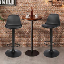 Bar stool 2-piece swivel chair, 2-piece adjustable bar stool, height adjustable, 360° swivel, ultra-quiet, load-bearing capacity