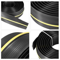6M Garage Door Threshold Seal Waterproof Seal Strip Floor Buffer Sealing Strips Rubber DIY Seal Replacement For Garage Doors