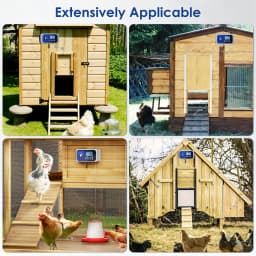 Automatic Chicken Coop Door Control Box, Waterproof Light Sensor, Battery Operated, Induction, Automatic Chicken Coop Door