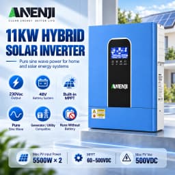 11Kw 48V 4.2Kw 24V Hybrid Solar Inverter Parallel 230V Pure Sine Wave Mppt Inverter Off Grid Tie 100A 160A Mppt Solar Charger