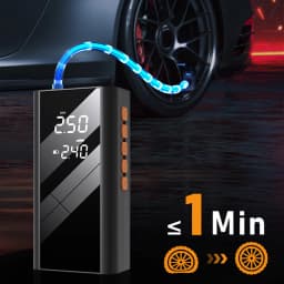 EAFC 2 in 1 1200A Car Jump Starter Inflation Pump With150PSI Tire Inflator Power Bank Auto Emergency Repair Tool Battery Booster