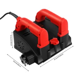 1680W Concrete Grinder,Portable Refurbishment Milling Machine,Wall Grinder,Wall Milling Cutter,3000 rpm 1-4 mm Depth Adjustable