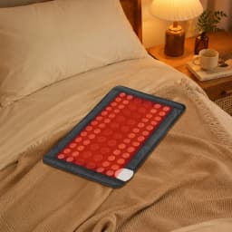 Infrared Back Heating Pad with Jade and Tourmaline Stones, 23.5x16in Smart Controller Heat Pad for Pain Relief Muscle Relaxation, Auto Shut-off EU Plug