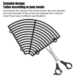 Plant Pot Grid, Flower Pot Soil Guard Cover, Reusable Plant Pot Grid Cover, Protect Baby From Plant Dirt