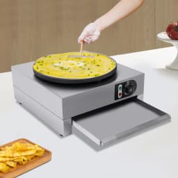 3KW Electric Crepe Maker 40cm Non-Stick Pan, Pancake Machine 220V, Kitchen Cooking Tools for Home & Shop Use