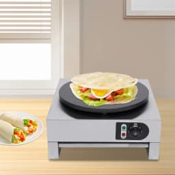 3KW Electric Crepe Maker 40cm Non-Stick Pan, Pancake Machine 220V, Kitchen Cooking Tools for Home & Shop Use