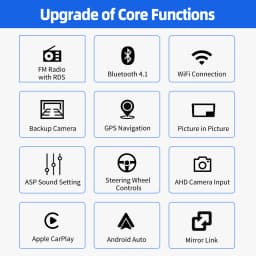 ESSGOO 9" Android 14 For VW T6 Transporter Multivan Wireless CarPlay Android Auto Car Stereo Radio GPS Navi WIFI SWC Mirror Link