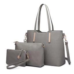 Miss Lulu WOMEN'S Shoulder bag Set 3 Piece Large Handle bag Carry bag Tote Bag Women handbag Comfortable
