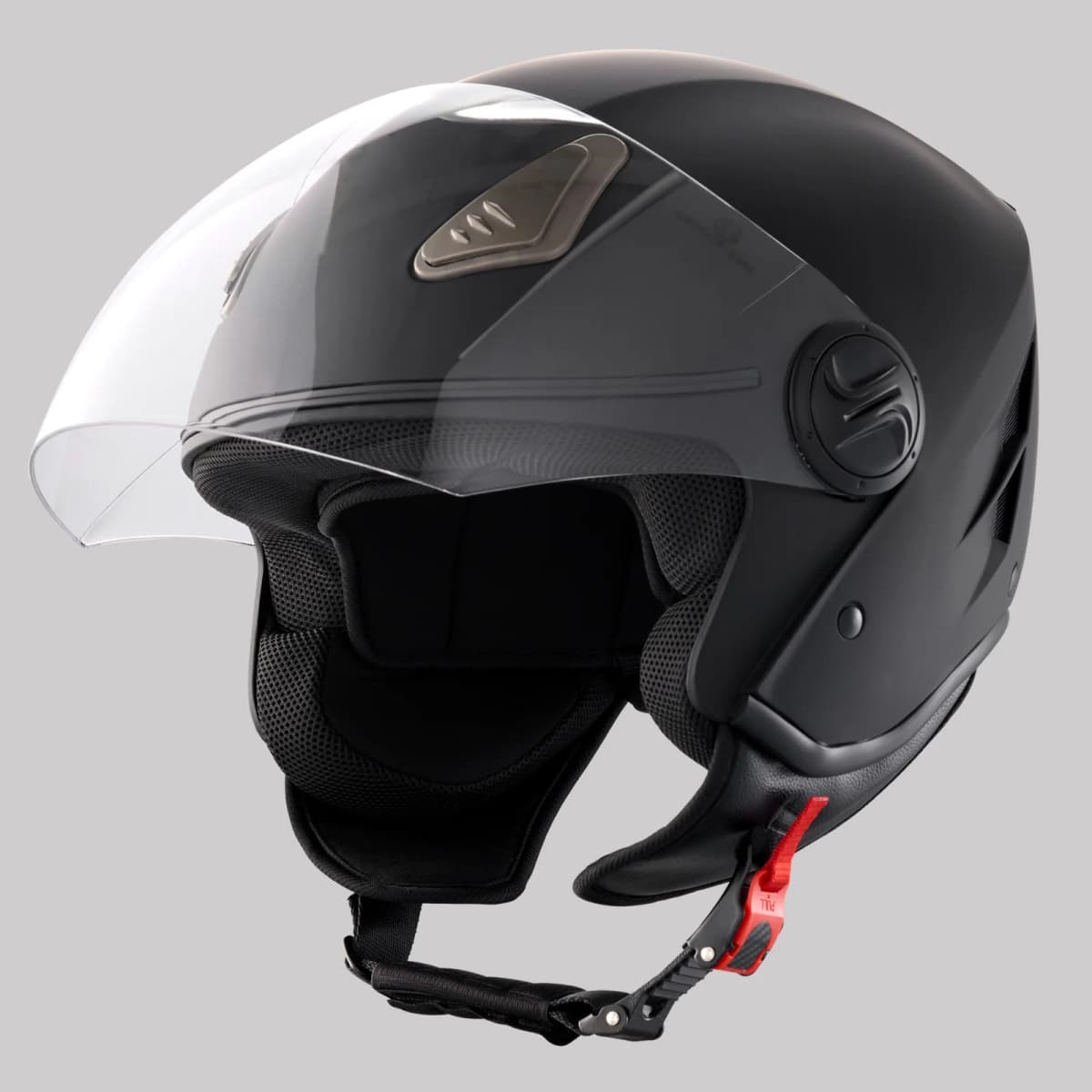 SucceBuy 3/4-Face Motorcycle Helmet , Smart Street ABS & High Density Helmet with Interchangeable Lens, Fit for Youth & Adults