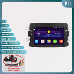 7" Hizpo 2Din Android Car Radio for Dacia Duster Logan Sandero Renault Captur Xray Symbol Dokker Auto Carplay GPS RDS DSP 4G BT