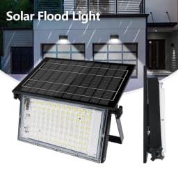 200W/150W/100W/50W/30W Solar Floodlight Outdoor Waterproof LED Spotlight with Remote Control Solar Powered Wall Lamp For Patio Garage Backyard Street