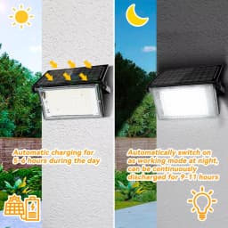 200W/150W/100W/50W/30W Solar Floodlight Outdoor Waterproof LED Spotlight with Remote Control Solar Powered Wall Lamp For Patio Garage Backyard Street