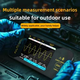 BSIDE 10MHz Bandwidth Handheld Oscilloscope 3.2 Inch Color Screen Real-Time Waveform Display Home Repair For School Labs