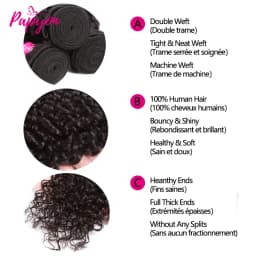 12A Brazilian Kinky Curly Bundles With Closure Human Hair Bundle Jerrly Curly Hair Bundles With Closure 4x4 Transparent Lace