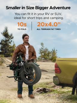 Folding Electric Bicycle for Adults 250W×3 Motor 832 Wh 16 Ah Battery, 37-40MPH Speed Electric Bike, E-bike with Shimano 8 Speed
