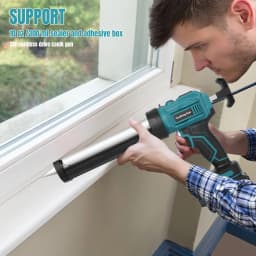 18V Electric Caulking Gun 4 speed Glue Gun LED Wireless Doors and Windows Electric Sewing Glue Tool For Makita Battery