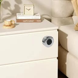 Fingerprint smart door lock with 0.001% false recognition, large storage for up to 20 passwords, zinc alloy construction,