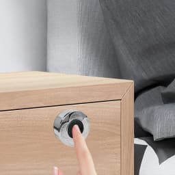 Fingerprint smart door lock with 0.001% false recognition, large storage for up to 20 passwords, zinc alloy construction,