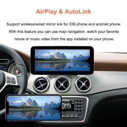 Bonroad 10.25 "Linux Wireless Carplay Android Auto Car Stereo For Mercedes-Benz A CLA GLA W176 W117 X156 2013-2015 NTG4.5 System