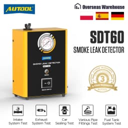 AUTOOL 12V Automotive EVAP Leakage Analyzer Detector Car Smoke Leak Detector Pipe Leak Locator X Oil Pipe Diagnostic Tool