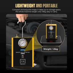 AUTOOL 12V Automotive EVAP Leakage Analyzer Detector Car Smoke Leak Detector Pipe Leak Locator X Oil Pipe Diagnostic Tool