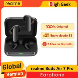 Global Version realme Buds Air 7 Pro Earphone 53dB Real-time Noise Cancellation 11+6mm Dual-DAC Driver Al Live Translator