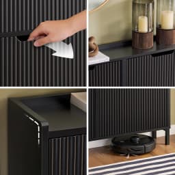 SoBuy FSR177-L 4 flap shoe cabinet narrow shoe rack 4 shelf surface shoe chest of drawers shoe shelf