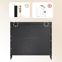 SoBuy FSR177-L 4 flap shoe cabinet narrow shoe rack 4 shelf surface shoe chest of drawers shoe shelf