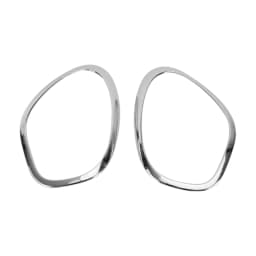 Artudatech 2X Chrome Headlight Trim Ring Bezels For Mini Cooper R60 Countryman 2011-2016