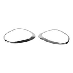Artudatech 2X Chrome Headlight Trim Ring Bezels For Mini Cooper R60 Countryman 2011-2016